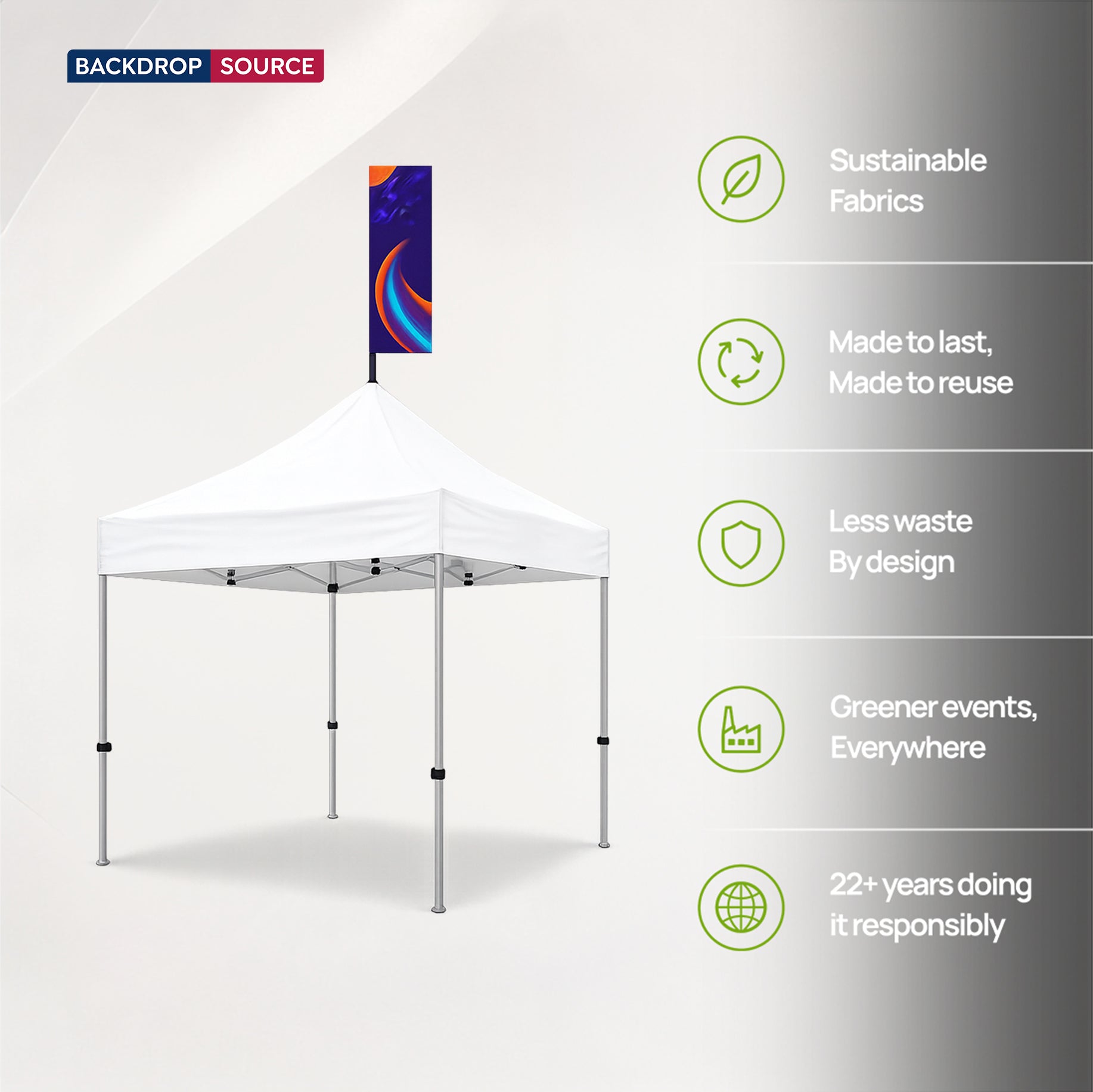Printed Canopy Peak Flag