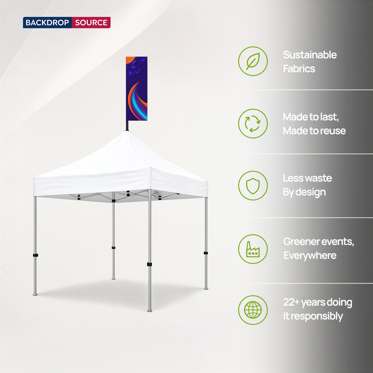 Printed Canopy Peak Flag