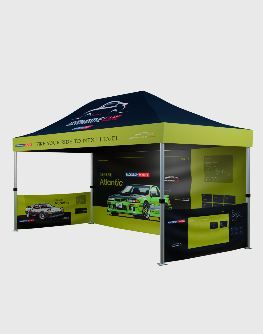 Heavy Duty Custom Canopy Tent (4.5m x 3m)