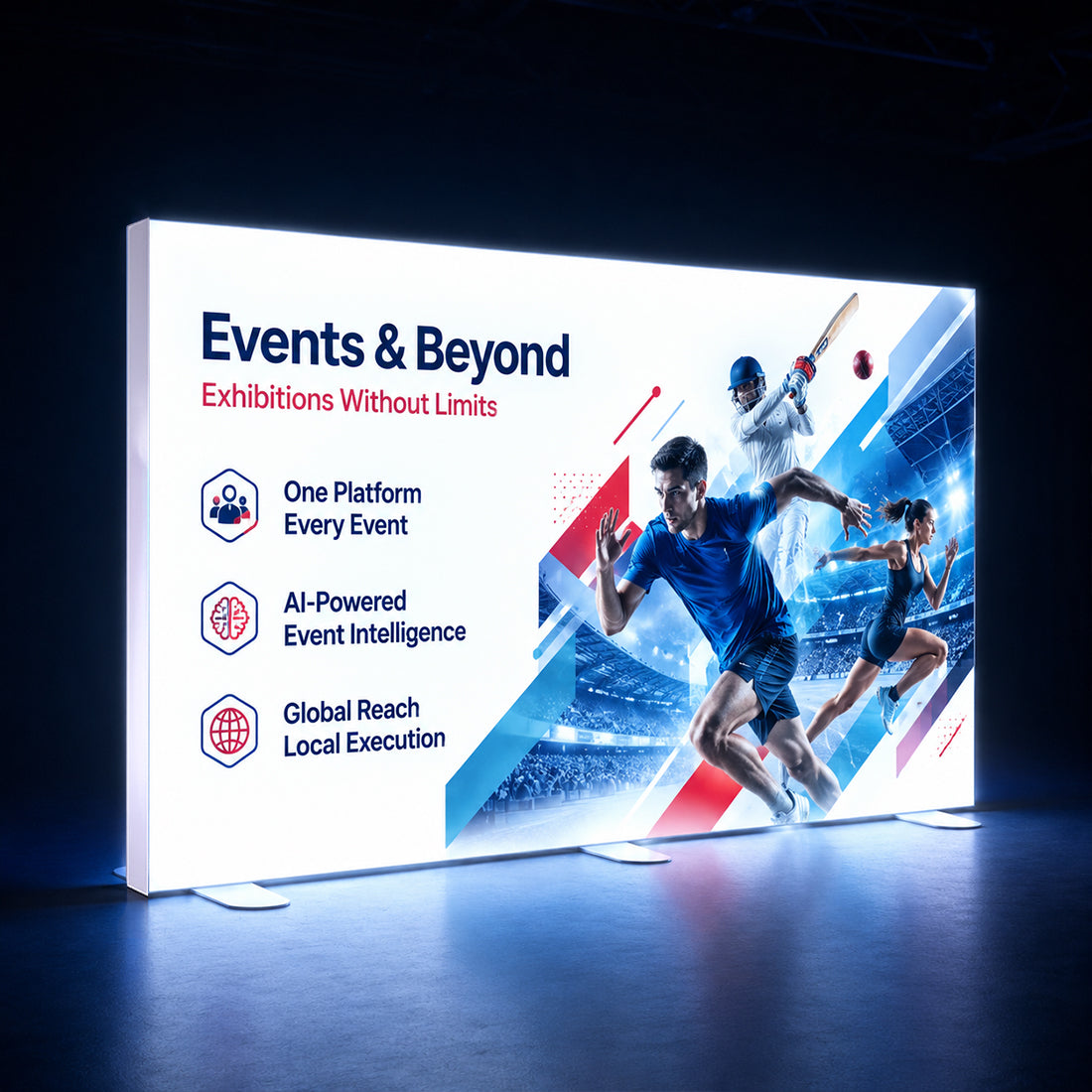 SEG Fabric LED Backlit Light Box- 4m W x 2.5m H