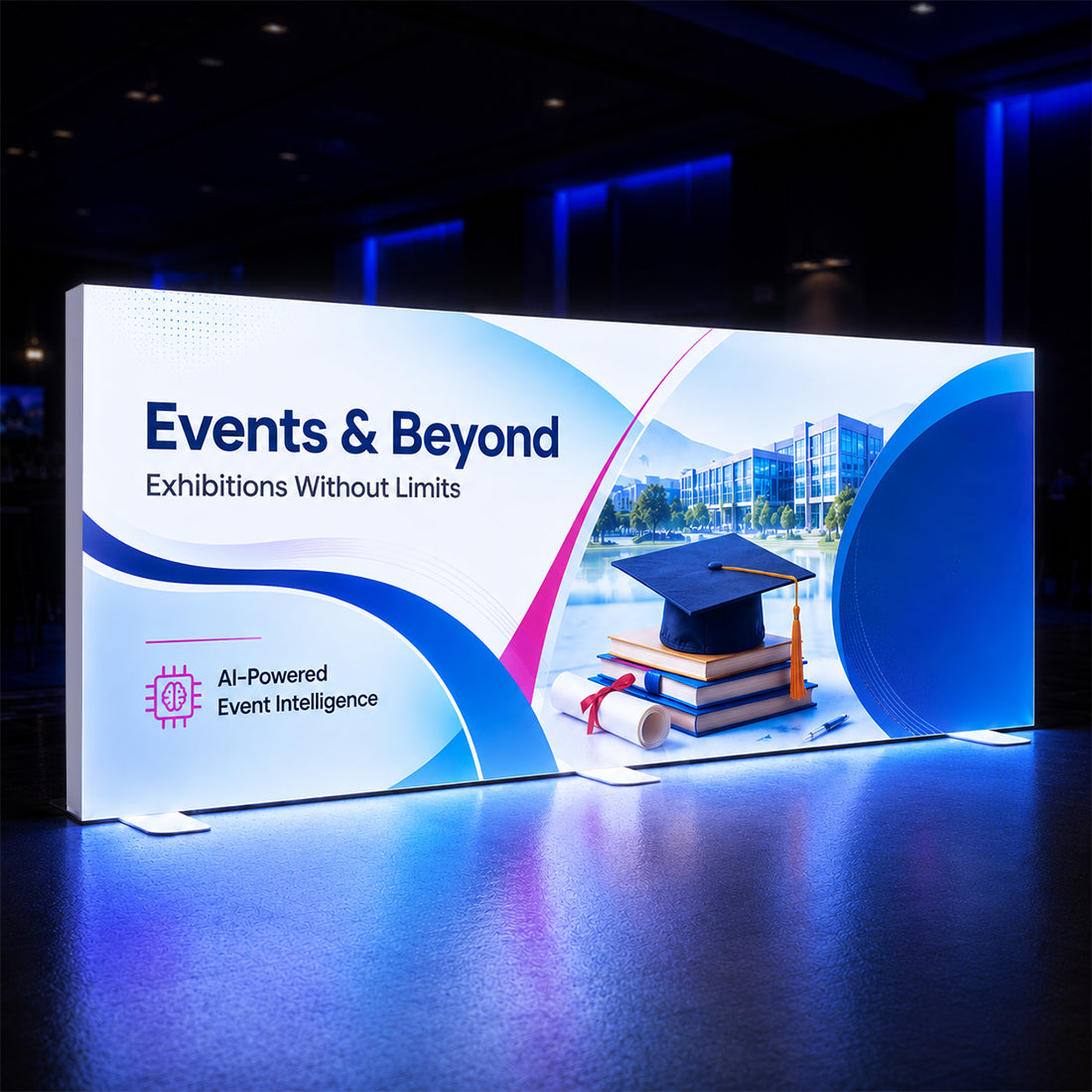 SEG Fabric LED Backlit Light Box - 5m W x 2.5m H