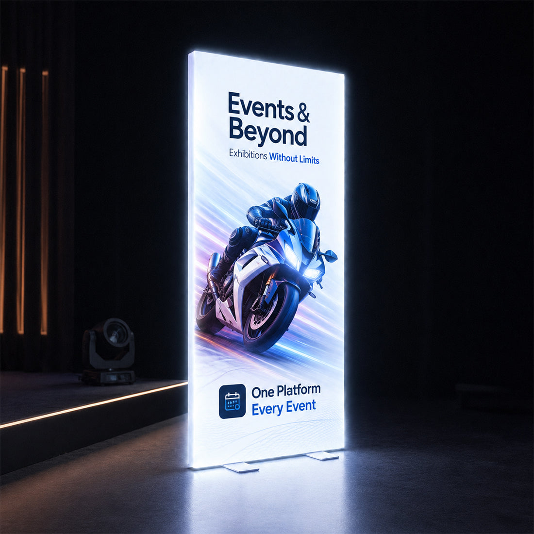 SEG Fabric LED Light Box - 0.85m W x 2m H