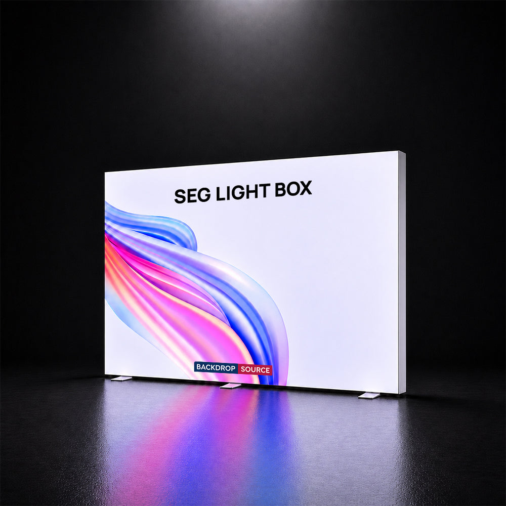 صندوق إضاءة LED من القماش SEG - عرض 3 متر × ارتفاع 2.5 متر