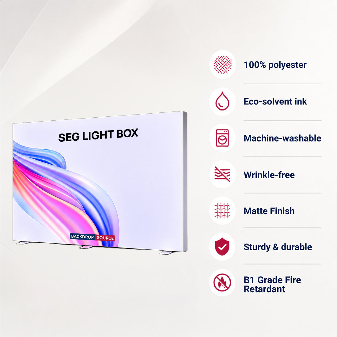 SEG Fabric LED Light Box - 3m W