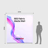 SEG Fabric Media Wall - 2.4m x 2.5m
