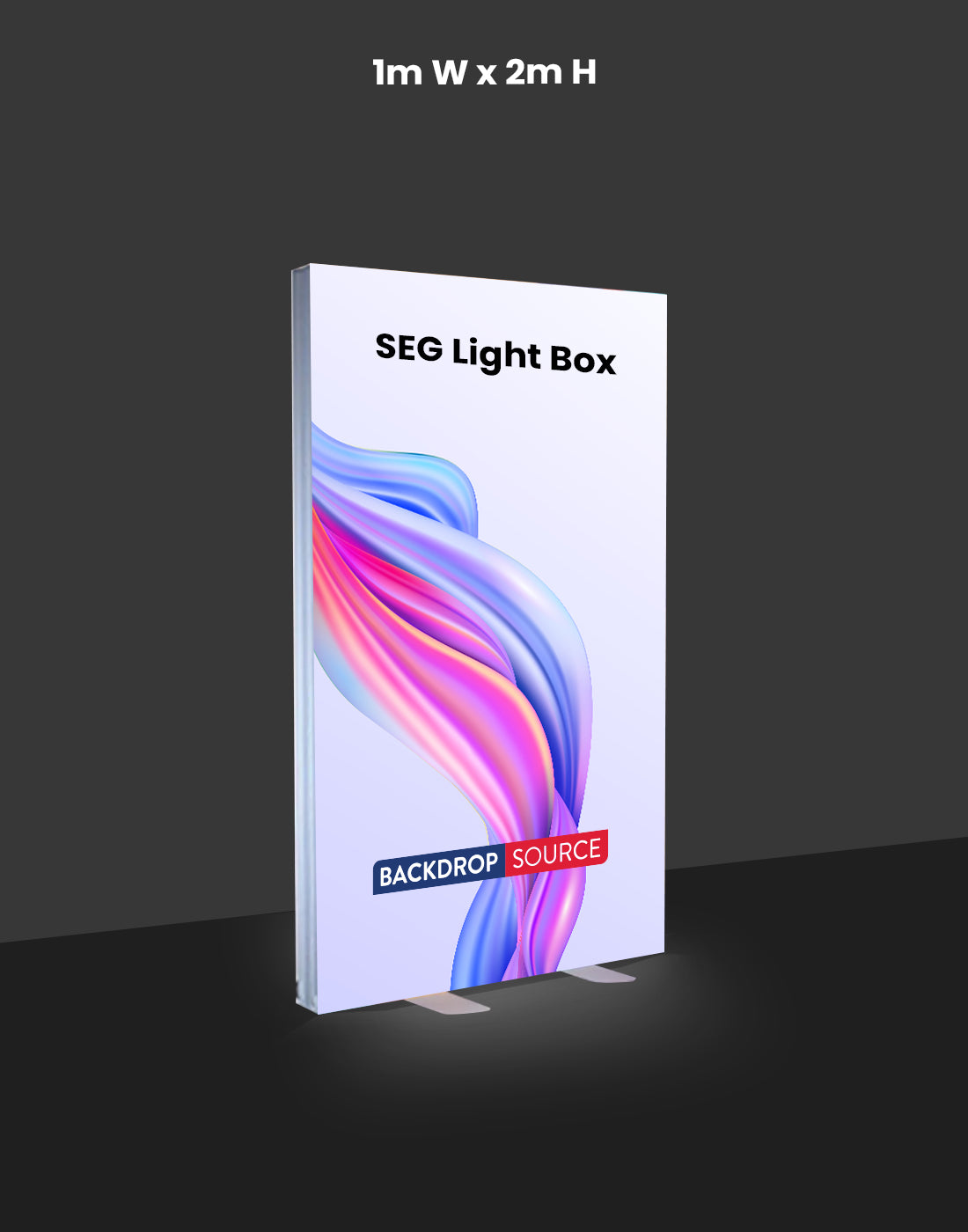 صندوق إضاءة بإضاءة خلفية LED من القماش SEG