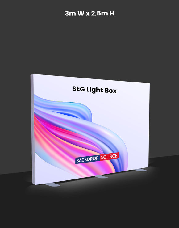 SEG Fabric LED Light Box - 3m W x2.5m H