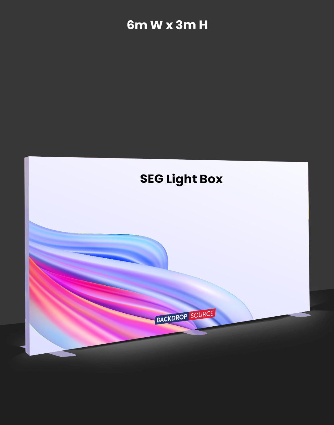 صندوق إضاءة LED من القماش SEG - 6 م