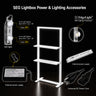 صندوق إضاءة LED مع أرفف