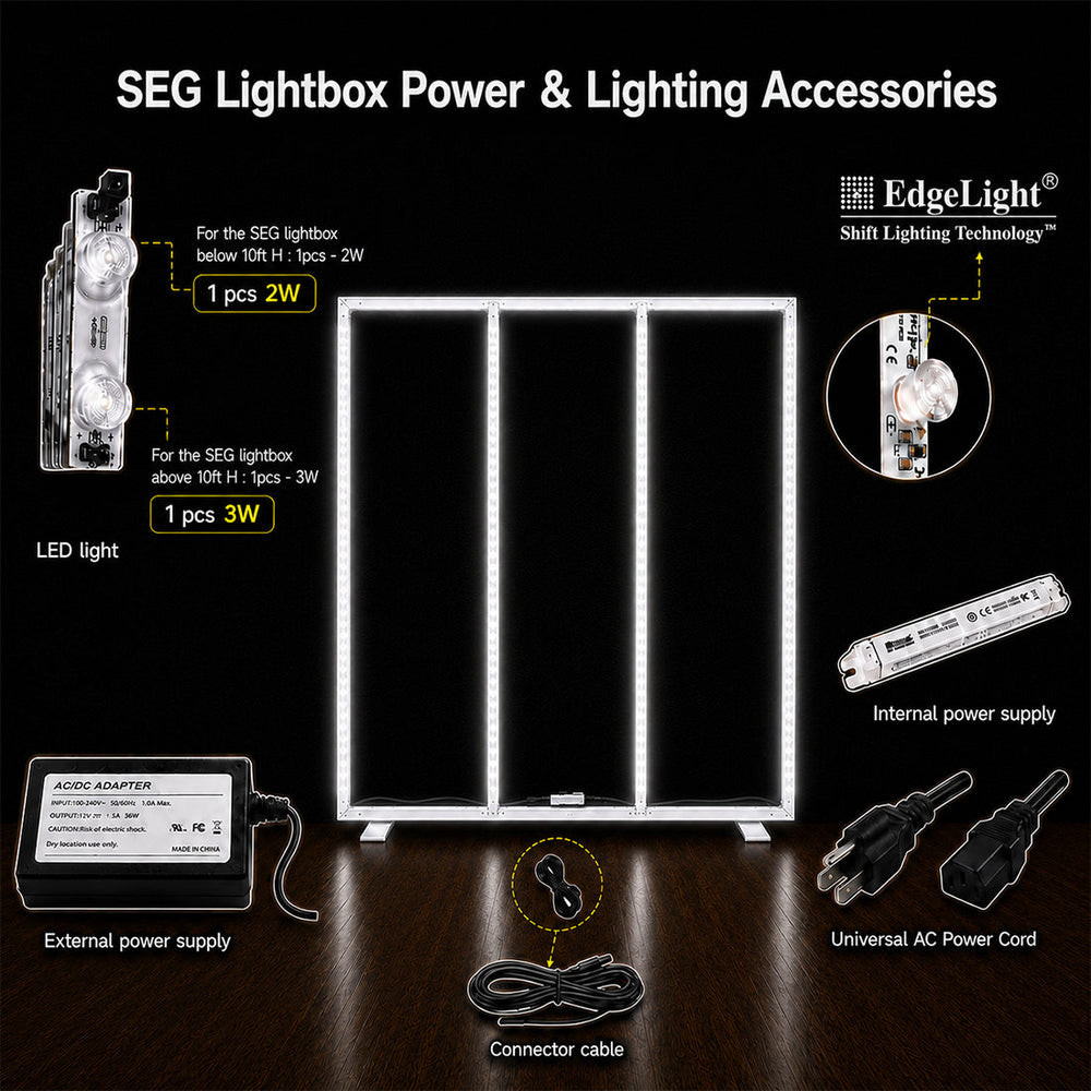 SEG Over Size LED Light Box Display - 4m Height