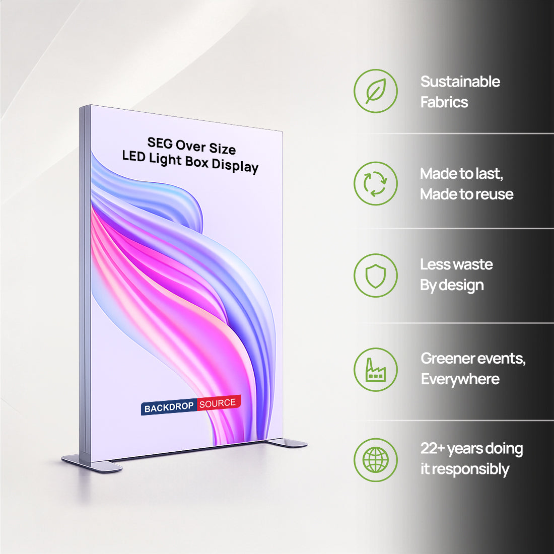 SEG Over Size LED Light Box Display - 4m Height