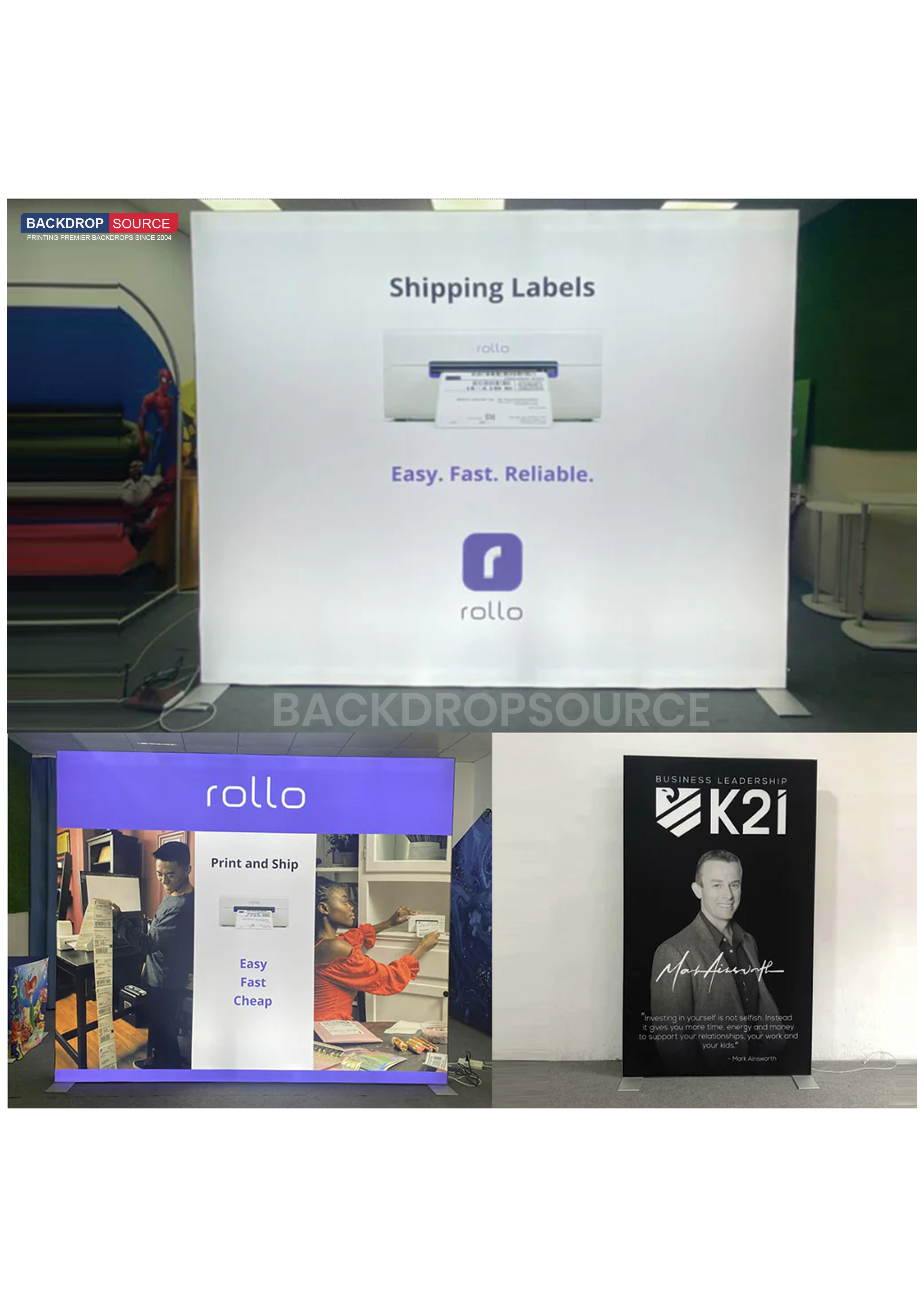 Backlit SEG Fabric Display Frame - 120mm Depth Aluminum Profile