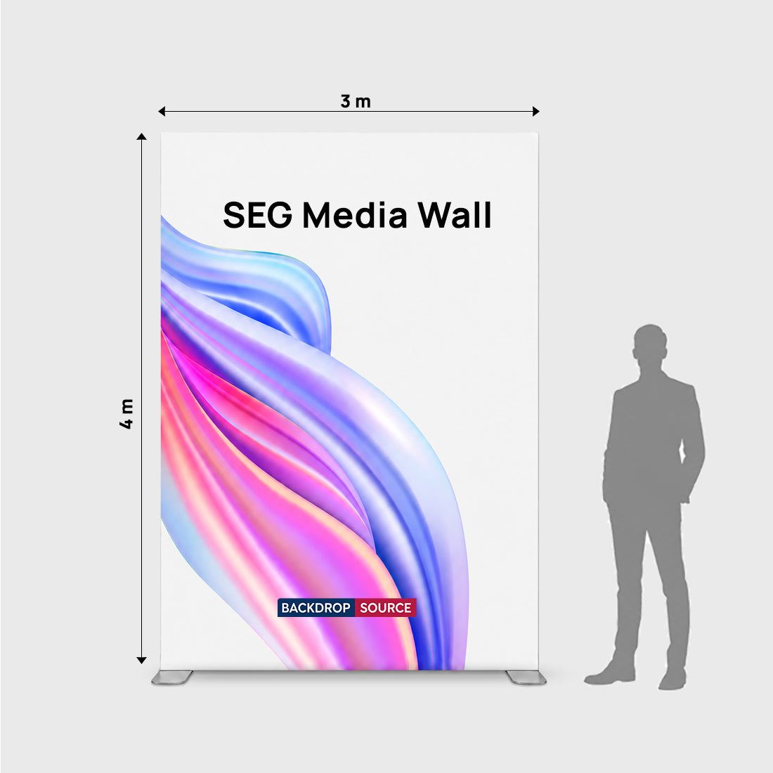 SEG Over Size Fabric Display - 4m H