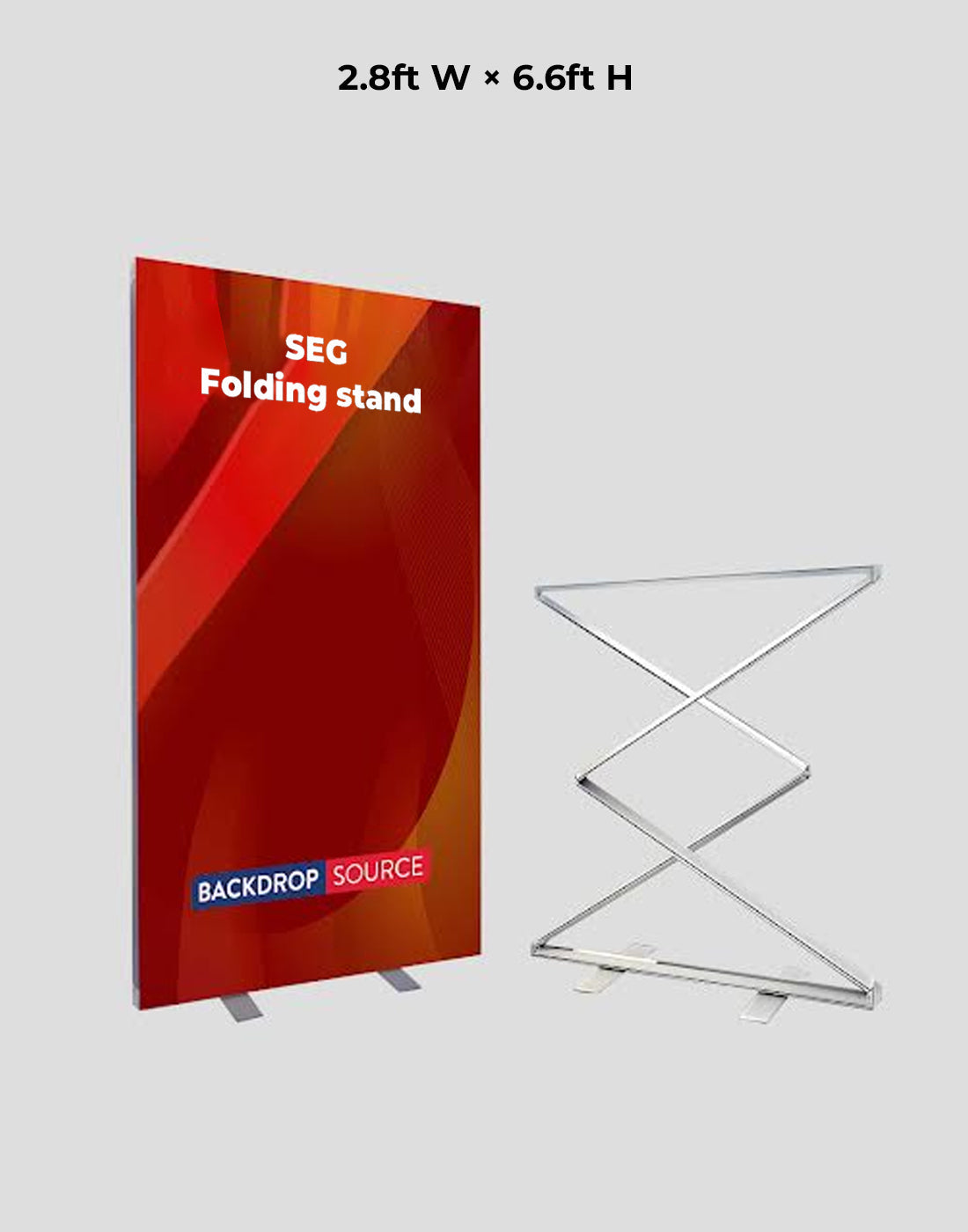 SEG Fabric Foldable Display Counter (Non-Lit)