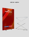 SEG Fabric Foldable Display Counter (Non-Lit)