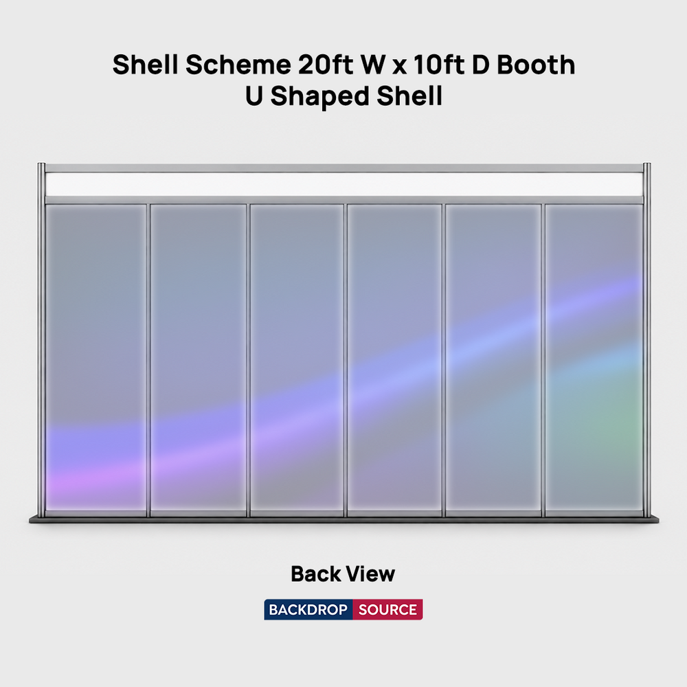 Shell Scheme Exhibition Graphics for 6m Wide x 3m Depth Booth