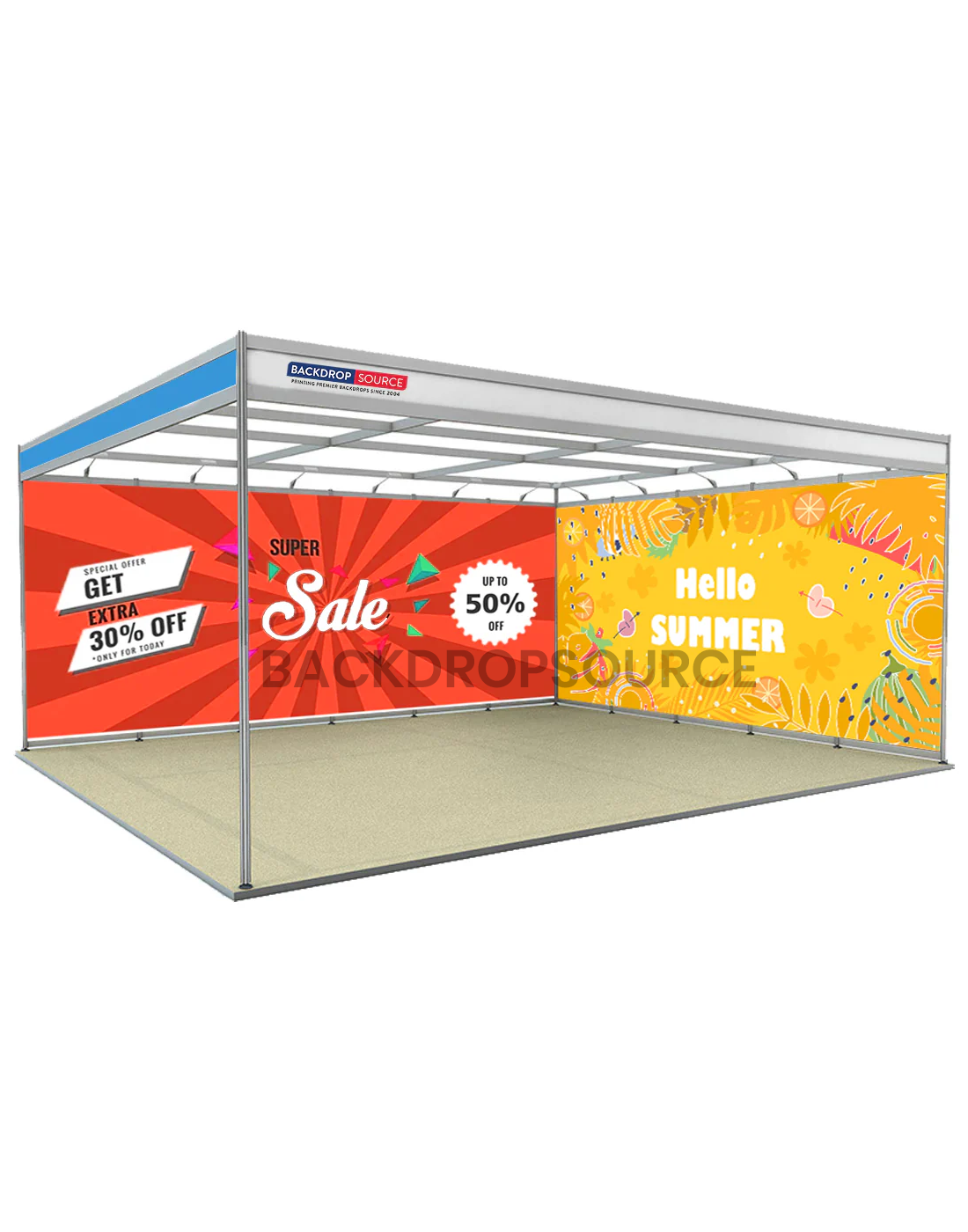 Shell Scheme Exhibition Graphics (Full Coverage Seamless ...