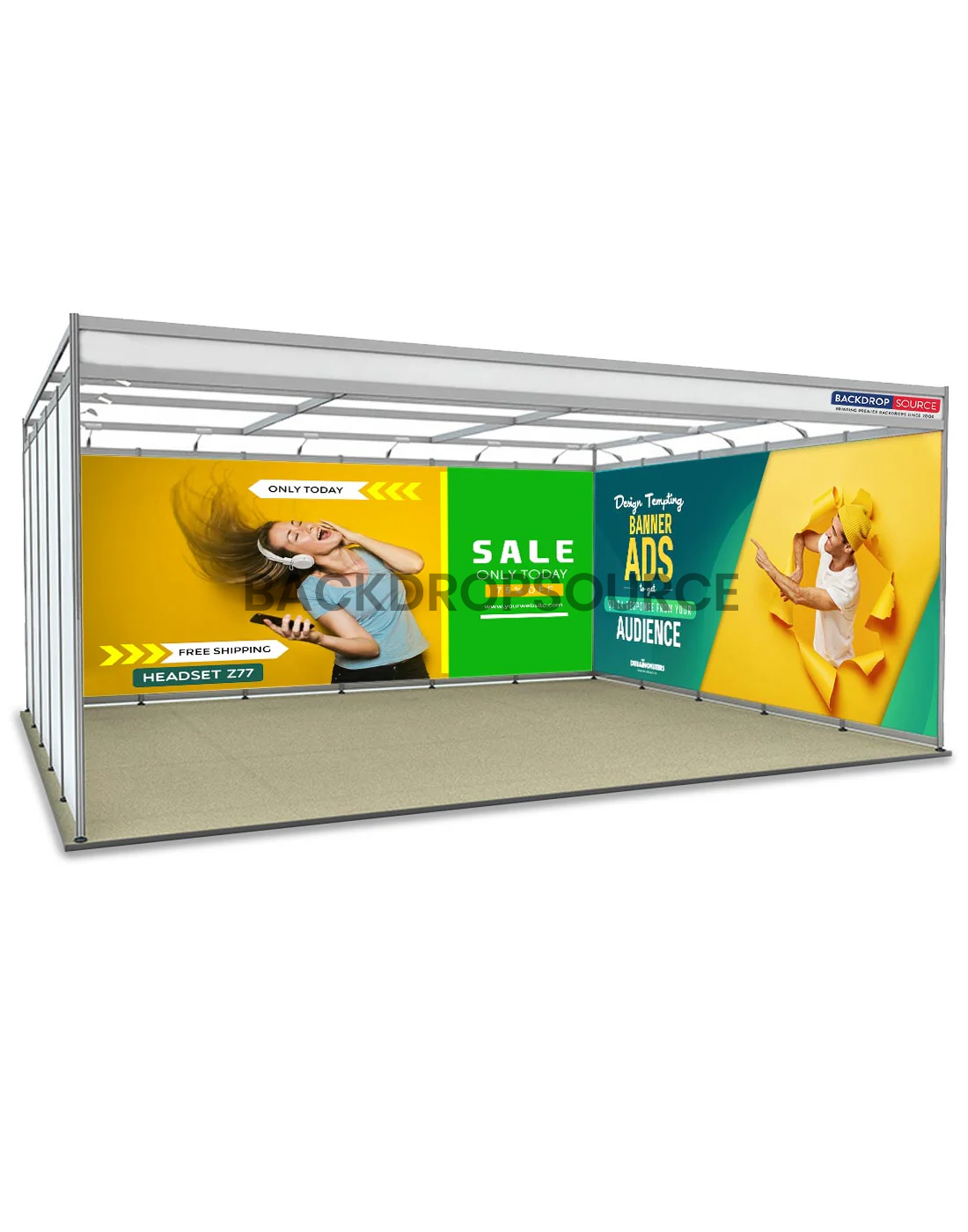 Shell Scheme Exhibition Graphics (Full Coverage Seamless ...
