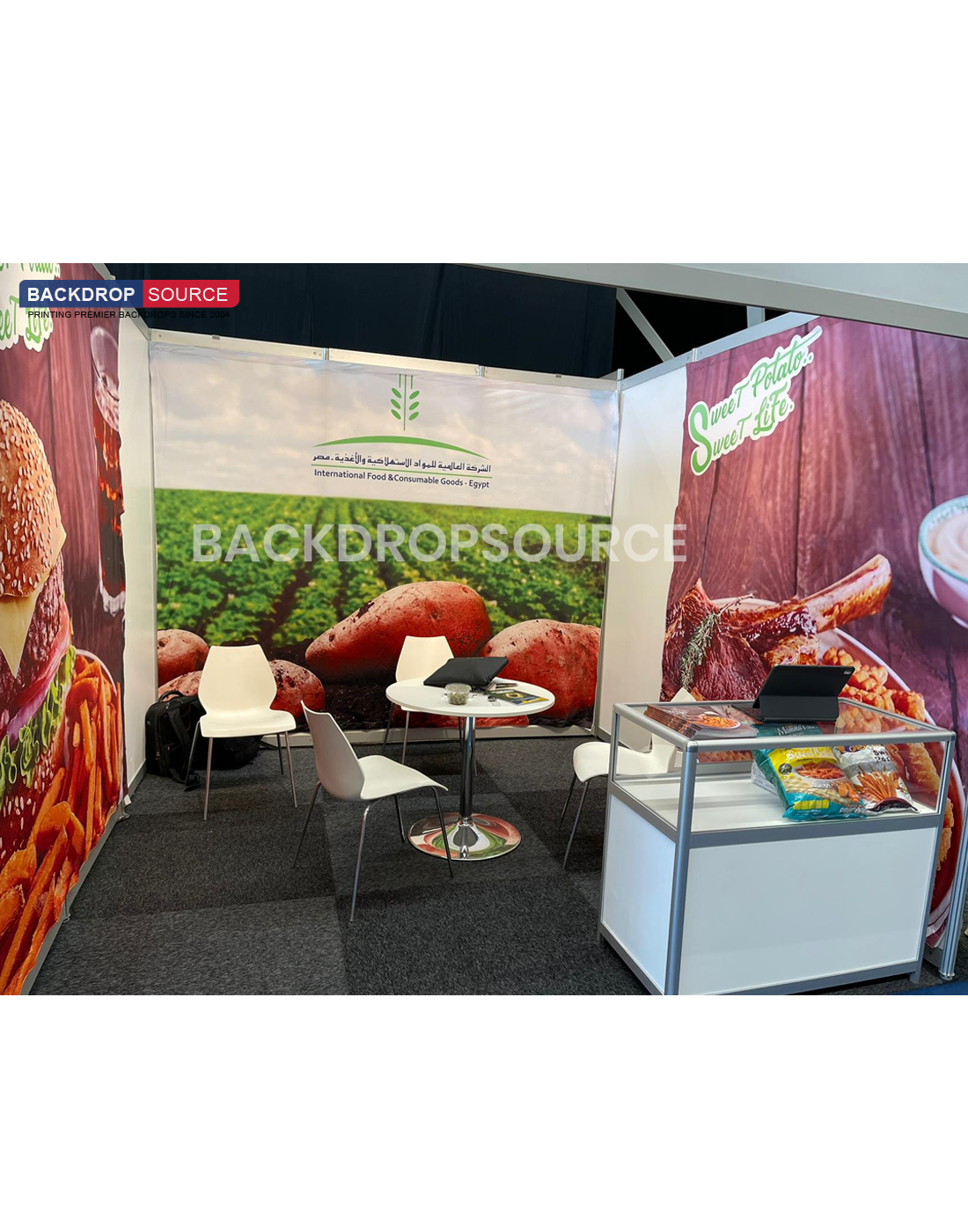 Shell Scheme Exhibition Graphics (Full Coverage Seamless ...