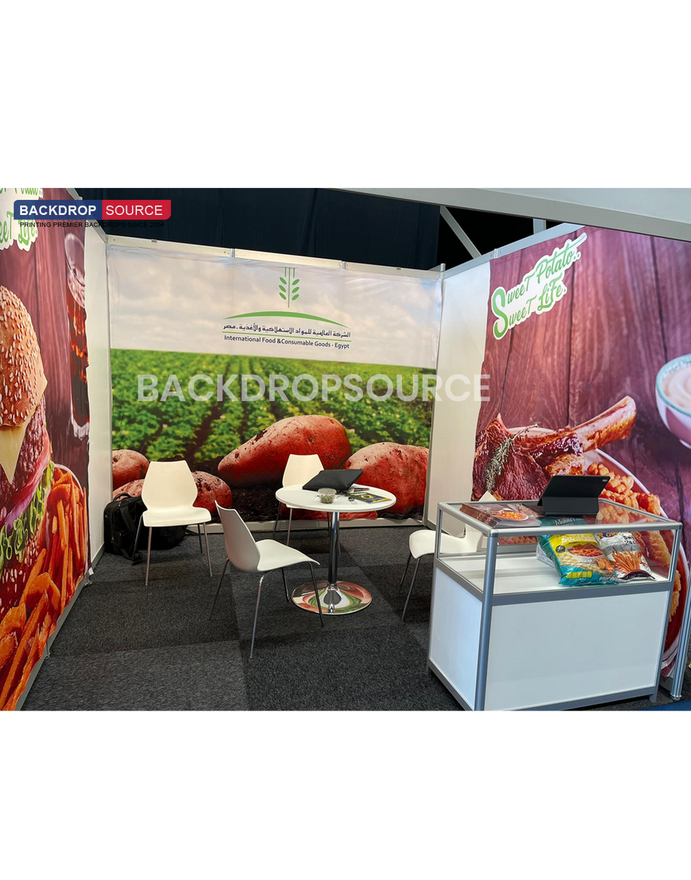 Shell scheme Exhibition Graphics  ( Full Coverage Seamless)