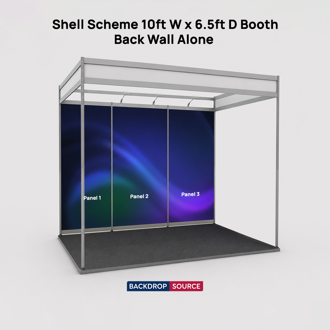 Shell Scheme Exhibition Graphics for 3m Wide x 2m Depth Booth