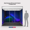 Shell Scheme Exhibition Graphics for 3m Wide x 2m Depth Booth