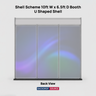 Shell Scheme Exhibition Graphics for 3m Wide x 2m Depth Booth