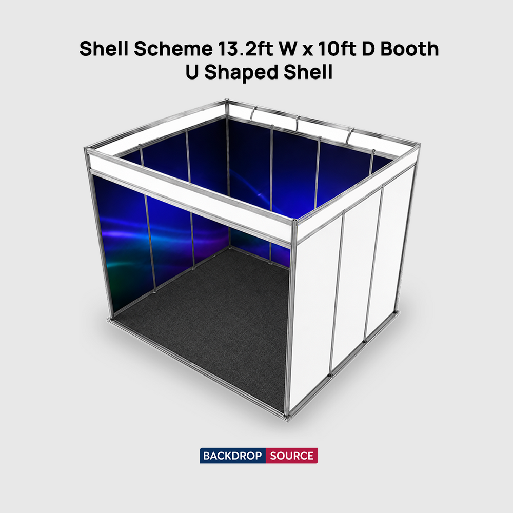 Shell Scheme Exhibition Graphics for 4m Wide x 3m Depth Booth