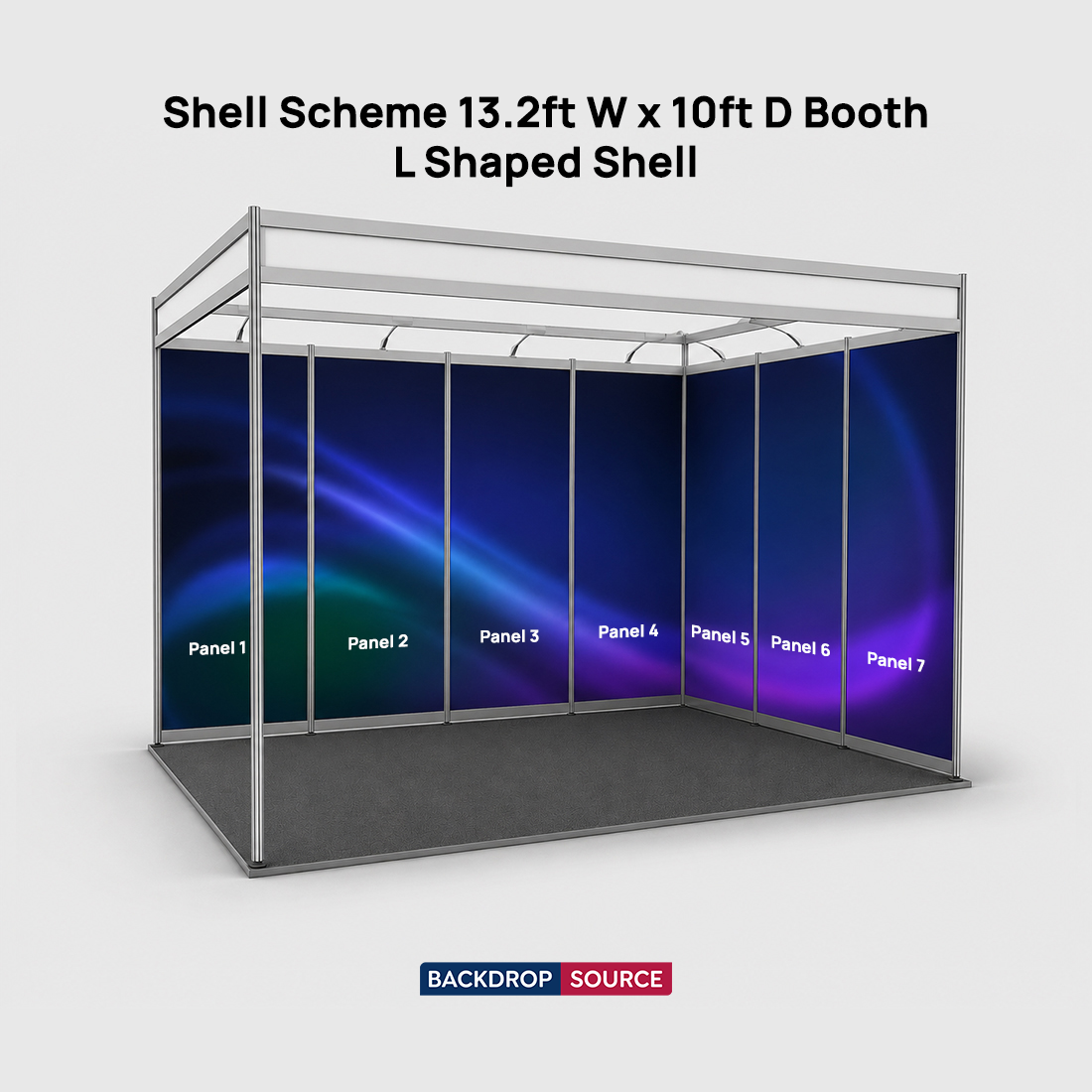Shell Scheme Exhibition Graphics for 4m Wide x 3m Depth Booth