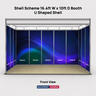 Shell Scheme Exhibition Graphics for 5m Wide x 3m Depth Booth