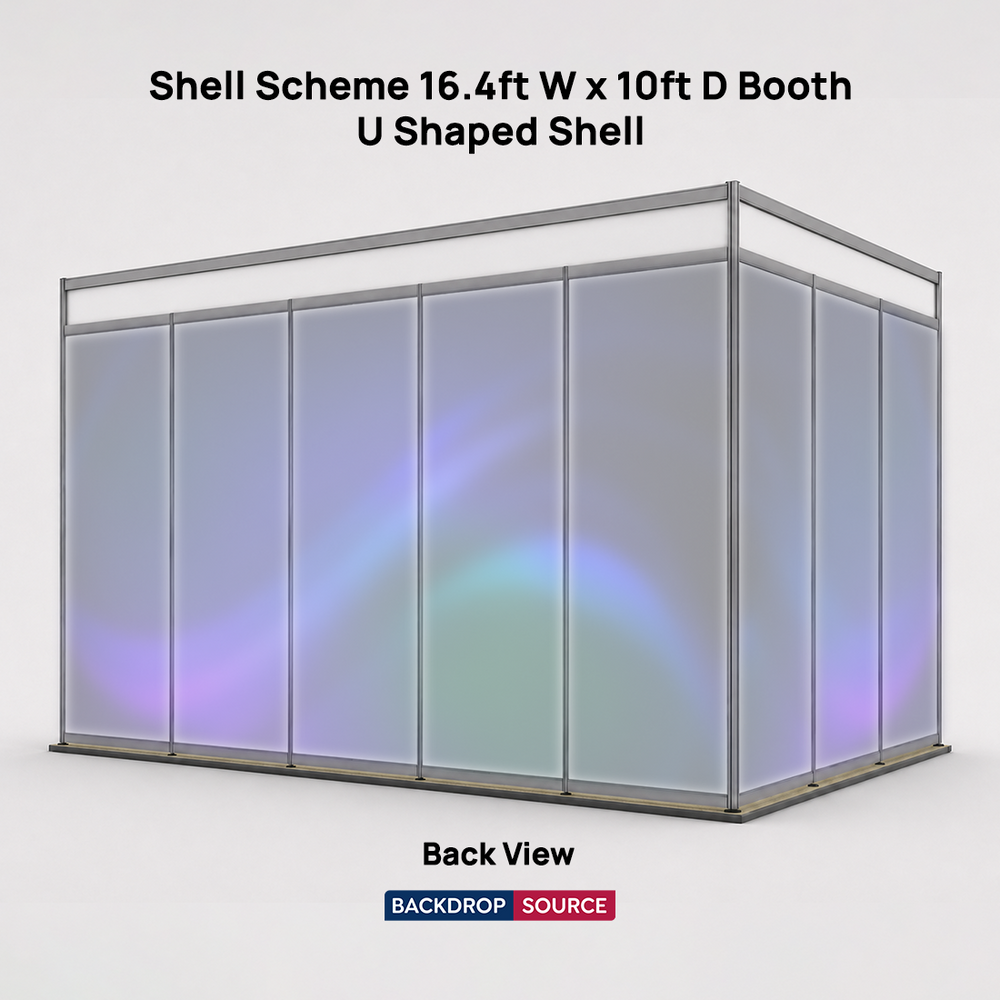 Shell Scheme Exhibition Graphics for 5m Wide x 3m Depth Booth