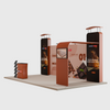 6m x 3m Straight Backdrop with 3D Wall & Arch Exhibition Kit