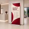 Silver Step Roll Up Banner