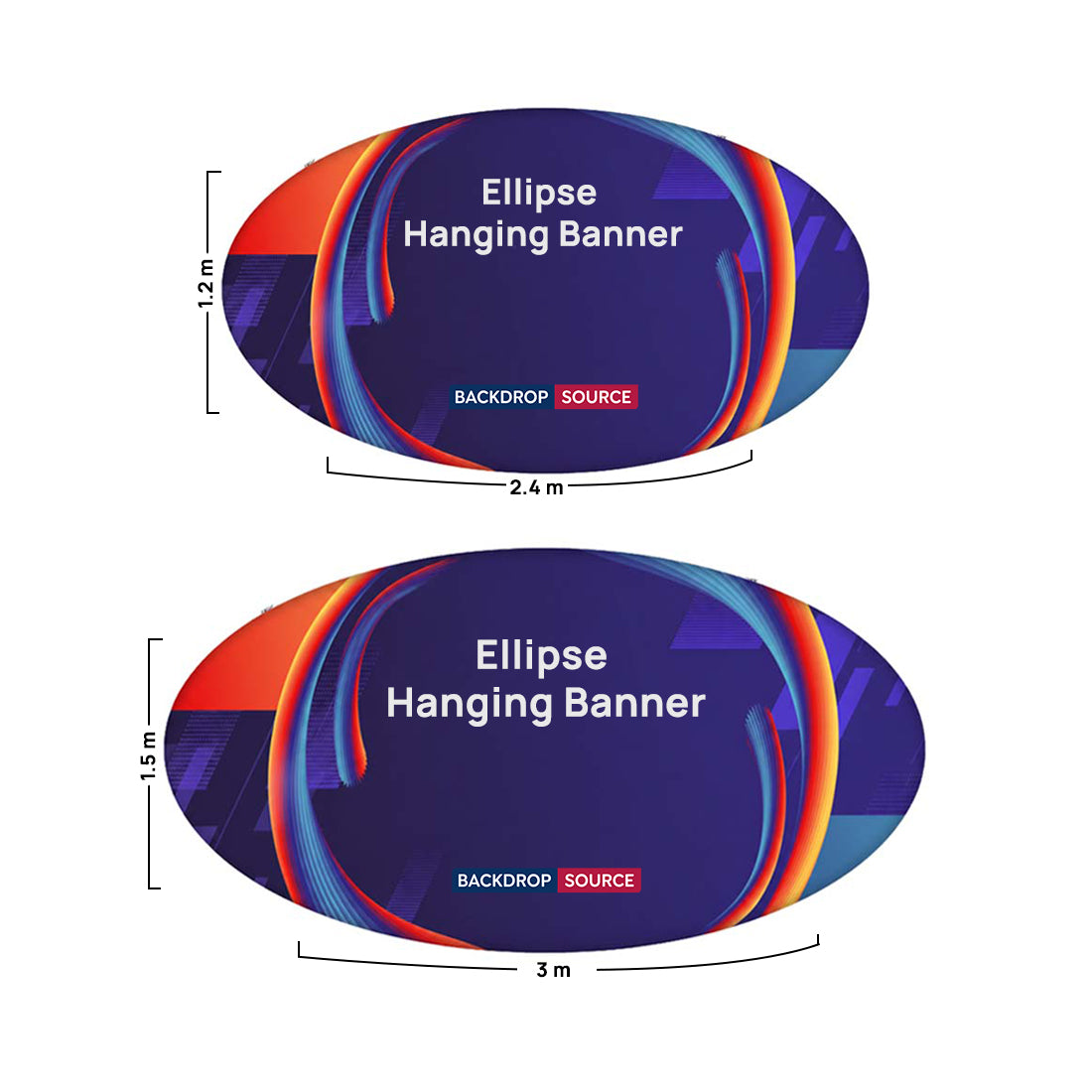 لافتة معلقة من Sky Tube Ellipse