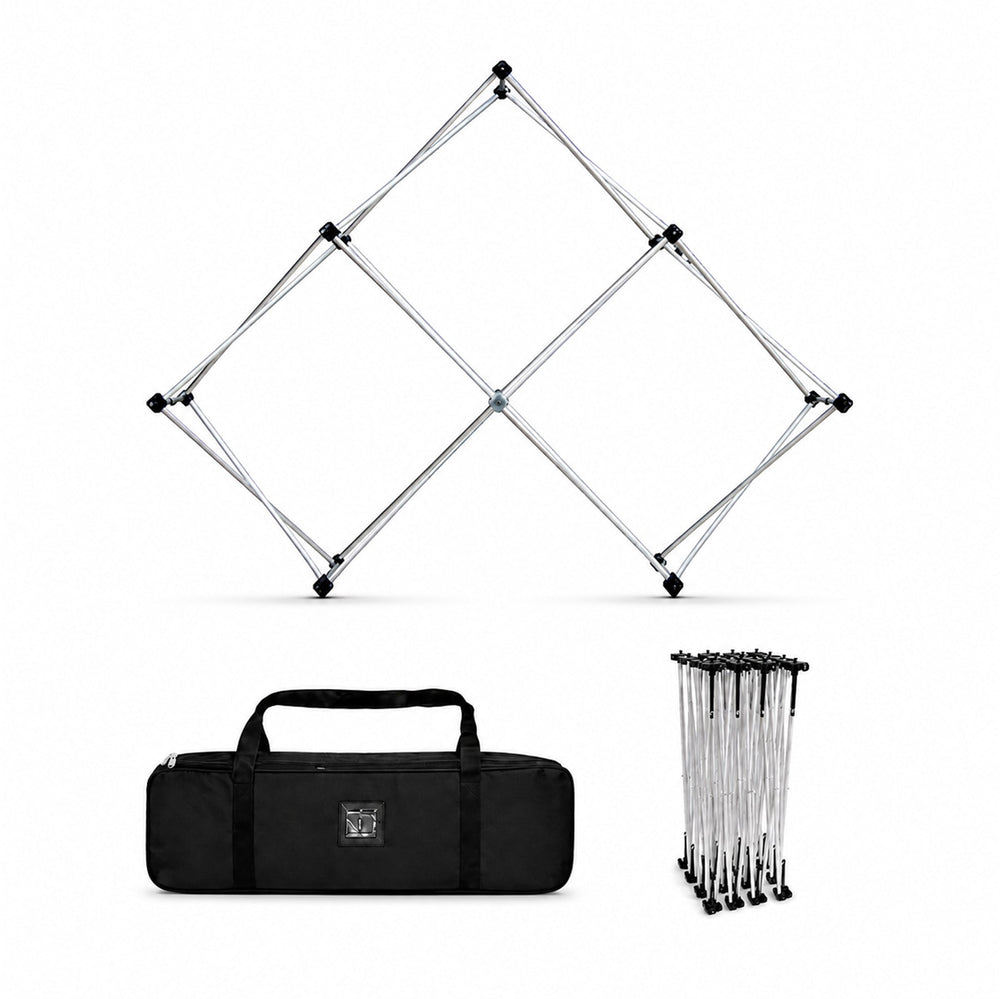 Small Triangular Fabric GeoMetrix Pop Up Grid Display