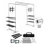 Square Arch Booth Display with Shelf & TV Mount