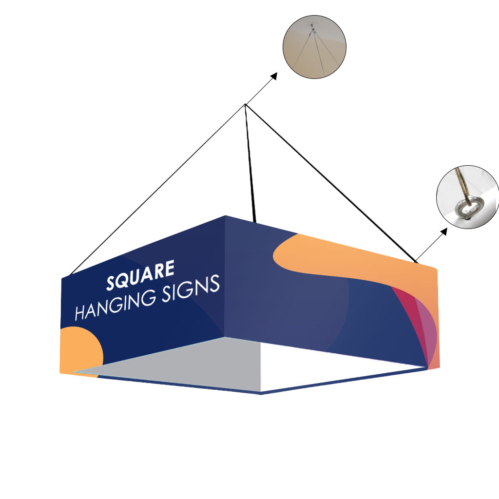 Sky Tube Square Hanging Banner - Backdropsource