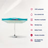 Square Market Umbrellas With Valances  – 3m x 3m
