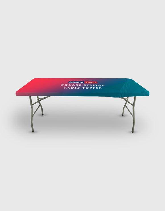 Table Topper Promo Customized Table Covers – Backdropsource UAE