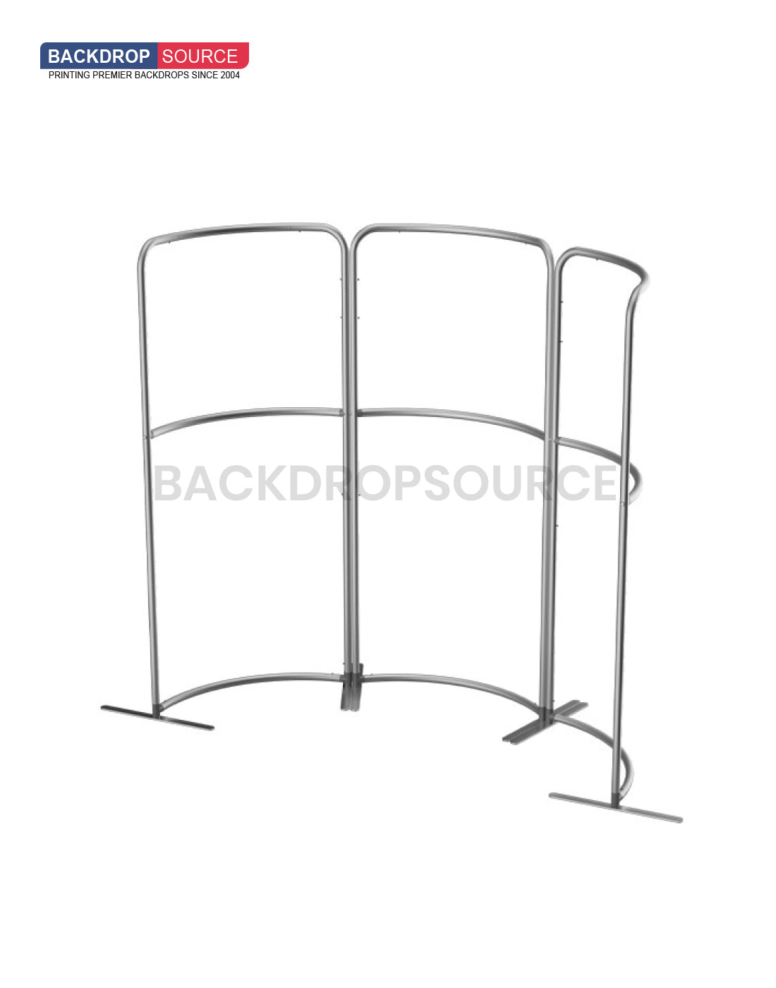 Magnetic Fabric Booth Display - Model 2 (2m x 2m)