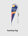 Teardrop Flag - Backdropsource