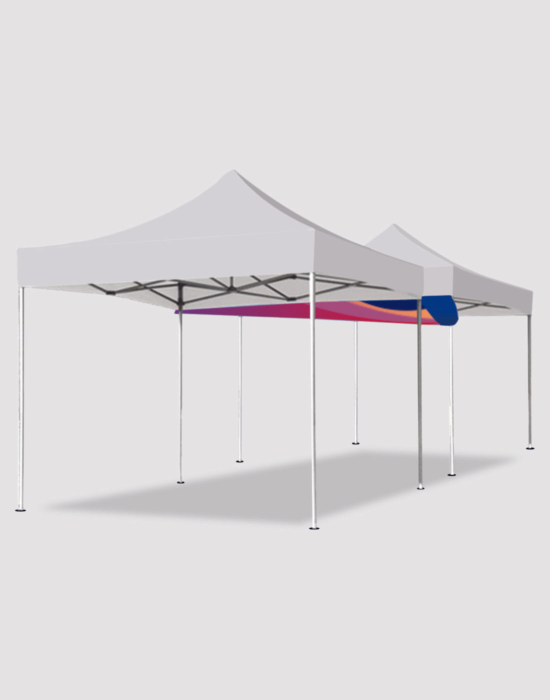3m Custom Canopy Tent with Sides for Exhibitions – Backdropsource UAE