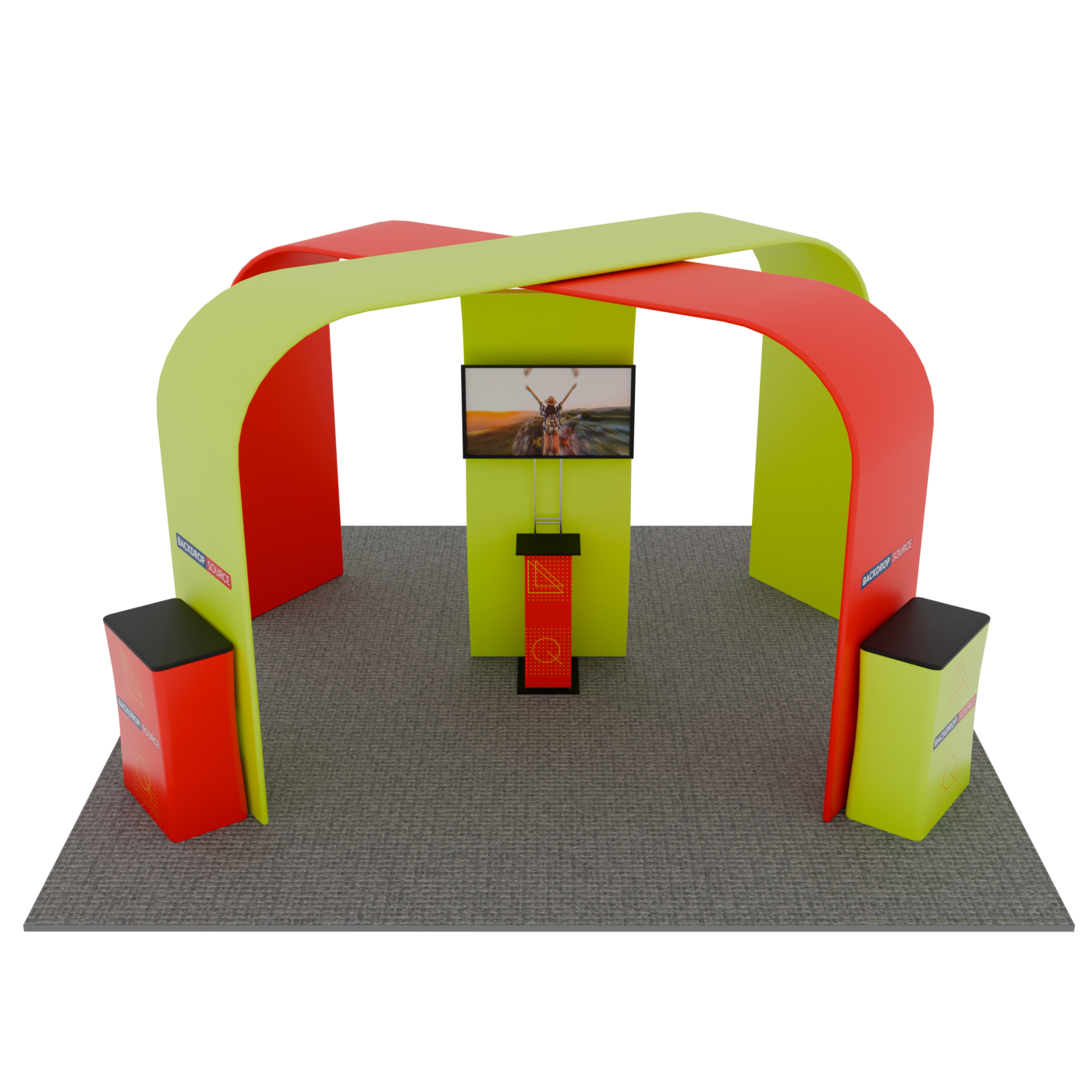 Modular Booth Kits 20ft - Model 07 | Backdropsource – Backdropsource UAE