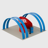 6m x 3m Meeting Pod with Round Arch Exhibition Kit