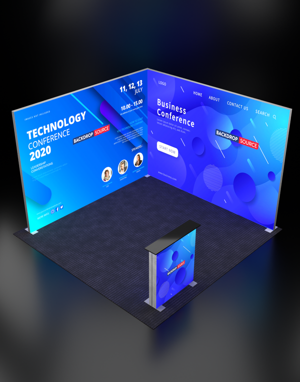 شاشة عرض ضوئية 3M SEG Modular Lightbox للمعارض التجارية - الطراز 4