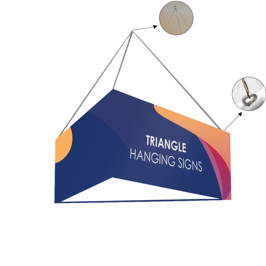 SkyTube Triangle Hanging Banner - Backdropsource