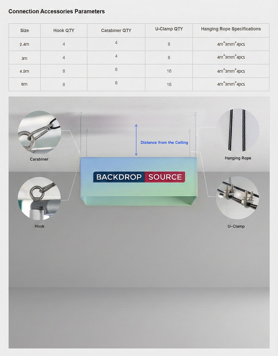 Sky Tube Circle Hanging Banner