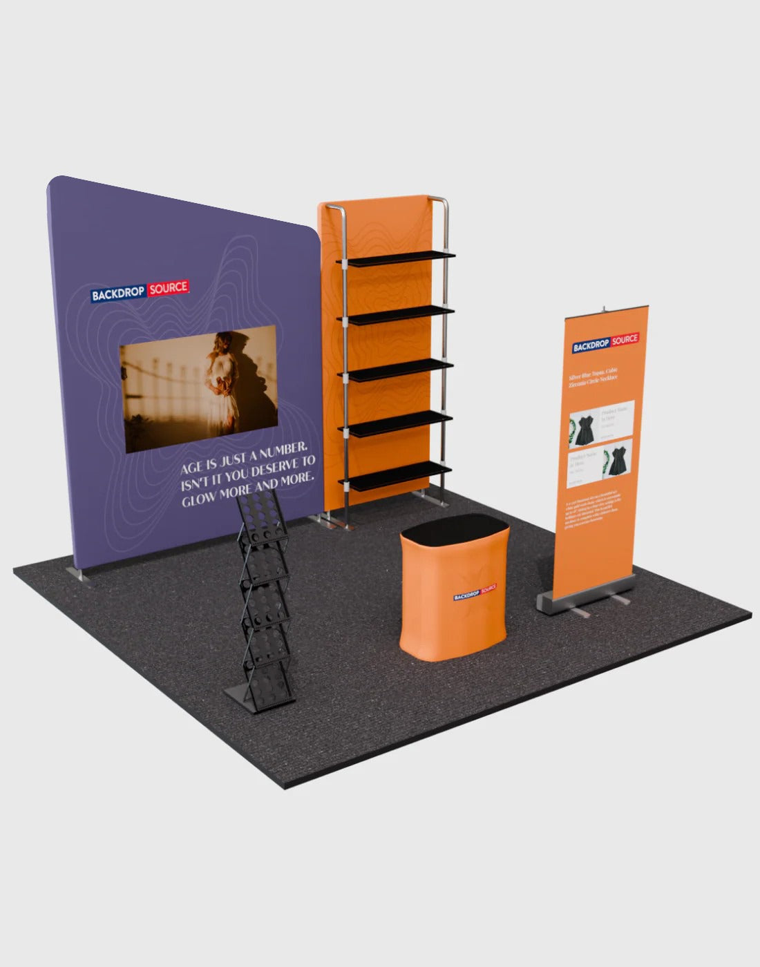 Portable Exhibit Display 3m x 3m - Model 18