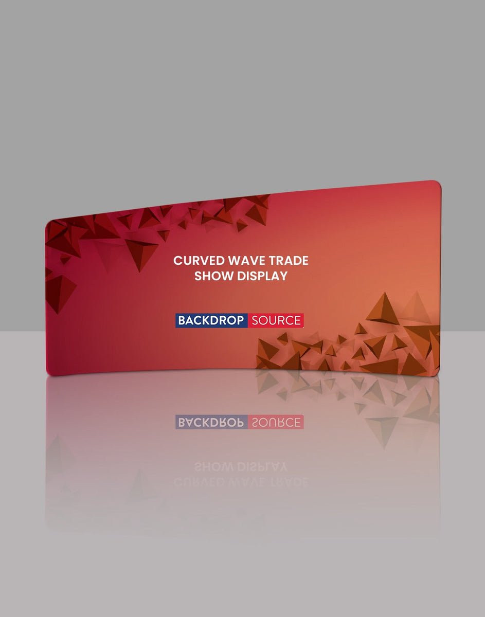 Curved Wave Trade Show Displays UAE | Sleek Exhibition Booth Designs ...