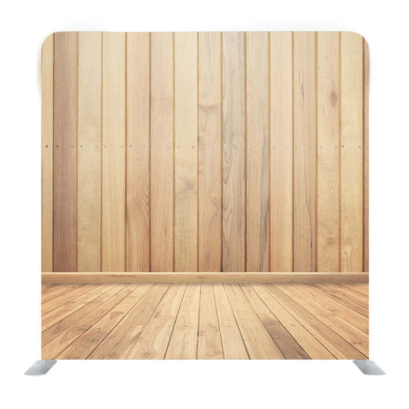 Wooden Floor And Wall Media Wall - Backdropsource